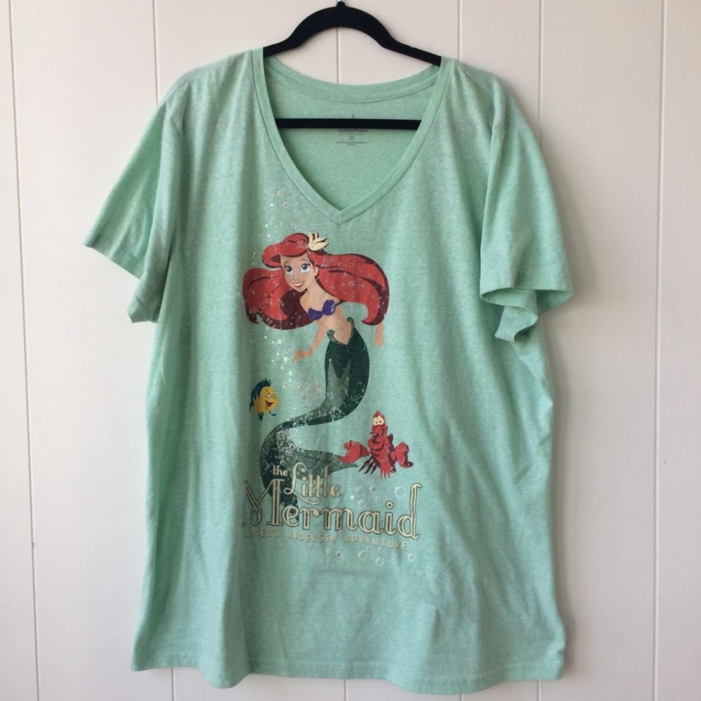 Disney Little Mermaid t-shirt - Mint color - 2XL